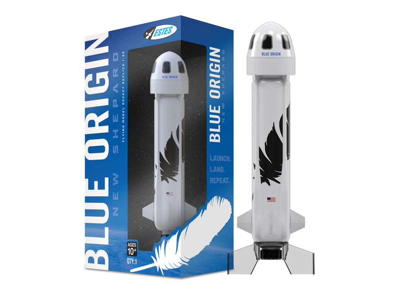 Estes Blue Origin New Shepard - Skill Level 2 - Pre-Built Model Rocket