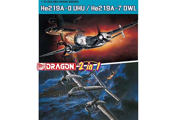 Dragon 1/72 He219A-0 UHU/He219A-7 OWL(2IN1) 5121