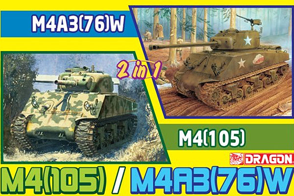 Dragon 1/35 M4(105) HOWITZER TANK 6734