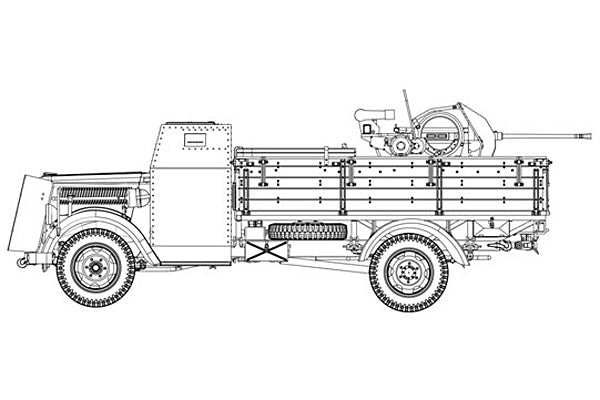 Dragon 1/35 GERMAN ARMORED 4X2 TRUCK 6780