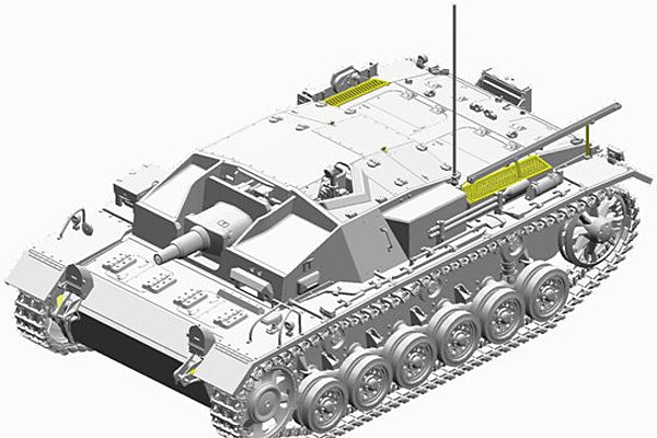 Dragon 1/35 STURMGESCHUTZ 7.5CM KANONE D6851