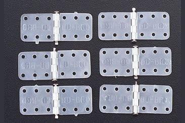 Dubro Nylon Hinges Small/Mini (6 Pack)