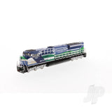 1:87 EMD SD70ACe-T4 Locomotive - Blue and Green