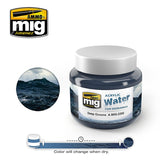 Ammo Mig Deep Oceans Acrylic Water for Dioramas MIG2200