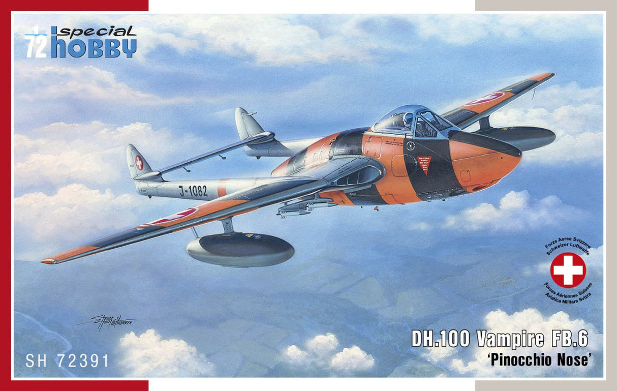 Special Hobby 1/72 DH.100 Vampire 6 Pinocchio Nose 72391