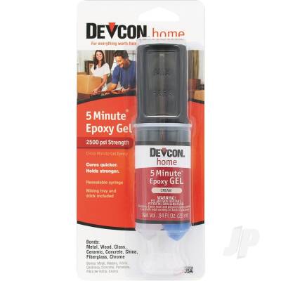 Devcon 5 Minute Epoxy Gel (25ml Syringe)