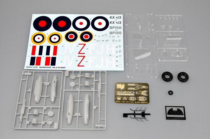 Trumpeter 1/24 Hawker Hurricane D Tropical 024174