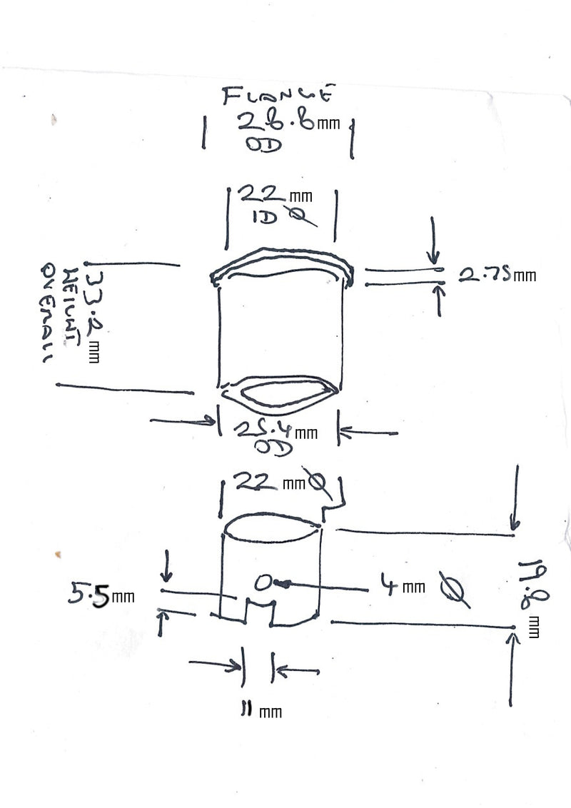 PISTON AND LINER - Details as per diagram (BOX 50)
