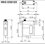 MKS DS6125 Wing Servo