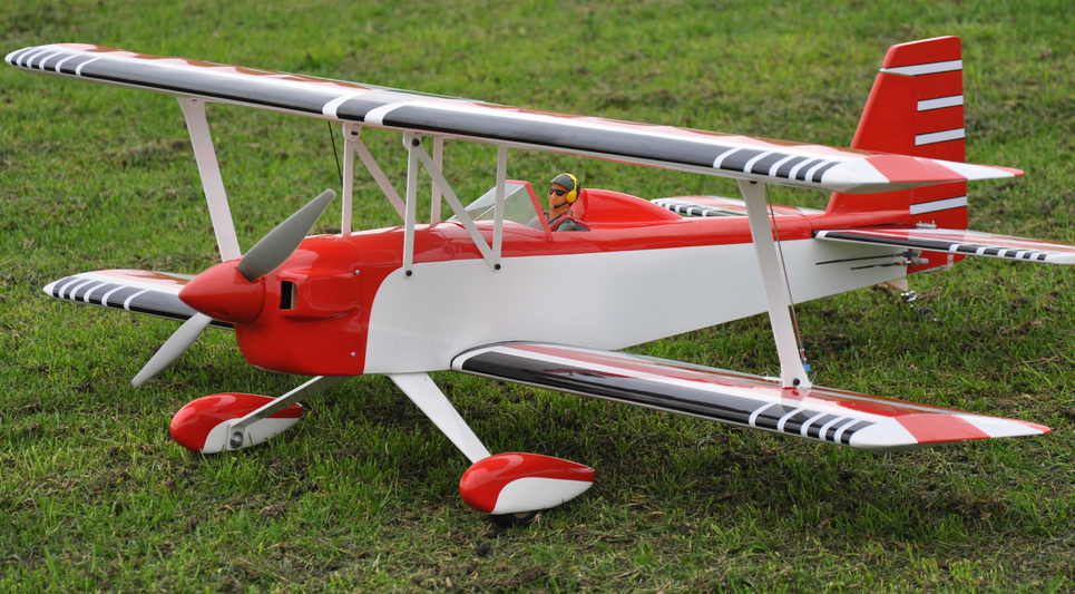 Max Thrust Pro-Built Balsa Double Trouble Red