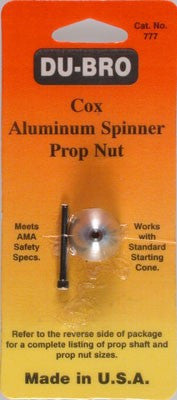 Dubro Aluminum Spin Prop Nut Cox Engines