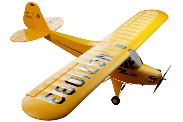 Dynam J3 Piper Cub 1200mm Wingspan - PNP (Inc. 2.4G receiver with 6-Axis Gyro w/ABS)