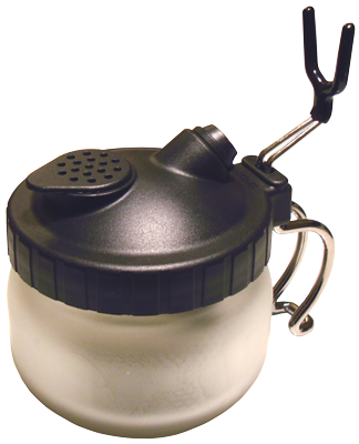 Sparmax Sparmax Spray Out Cleaning Pot with Airbrush Hanger E-CPOT