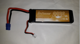 JD-Power 2200mAh 11.1v 3S1P 45C LiPo battery (EC3 plug)