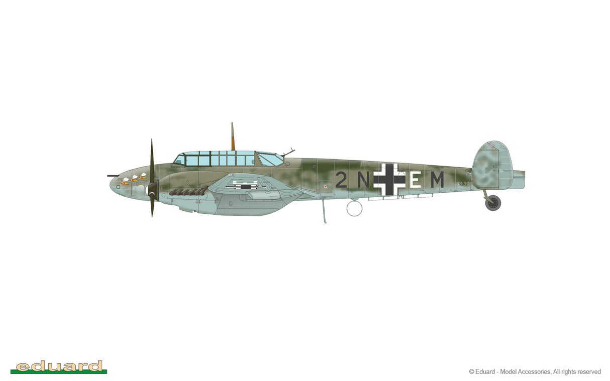 Eduard 1/48 Adlertag Messerschmitt Bf 110C/D EDK11145