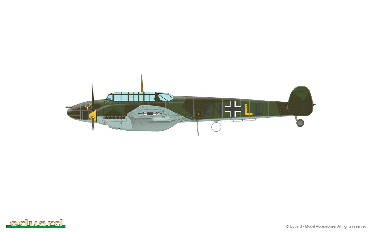 Eduard 1/48 Adlertag Messerschmitt Bf 110C/D EDK11145