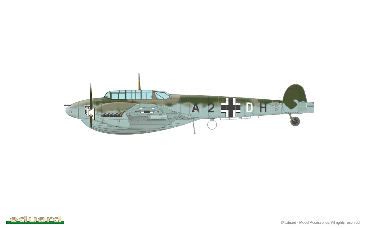 Eduard 1/48 Adlertag Messerschmitt Bf 110C/D EDK11145