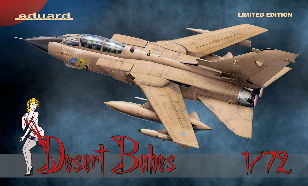 Eduard 1/72 Tornado GR1 Desert Babes Limited Edition EDK2137