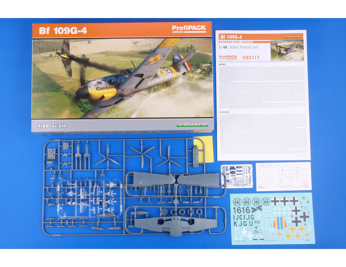 Eduard 1/48 BF-109 G-4 Profipack Edition EDK82117 kit