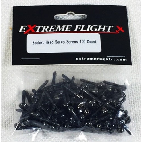 Extreme Flight Socket Head Servo Screws - Qty. 100