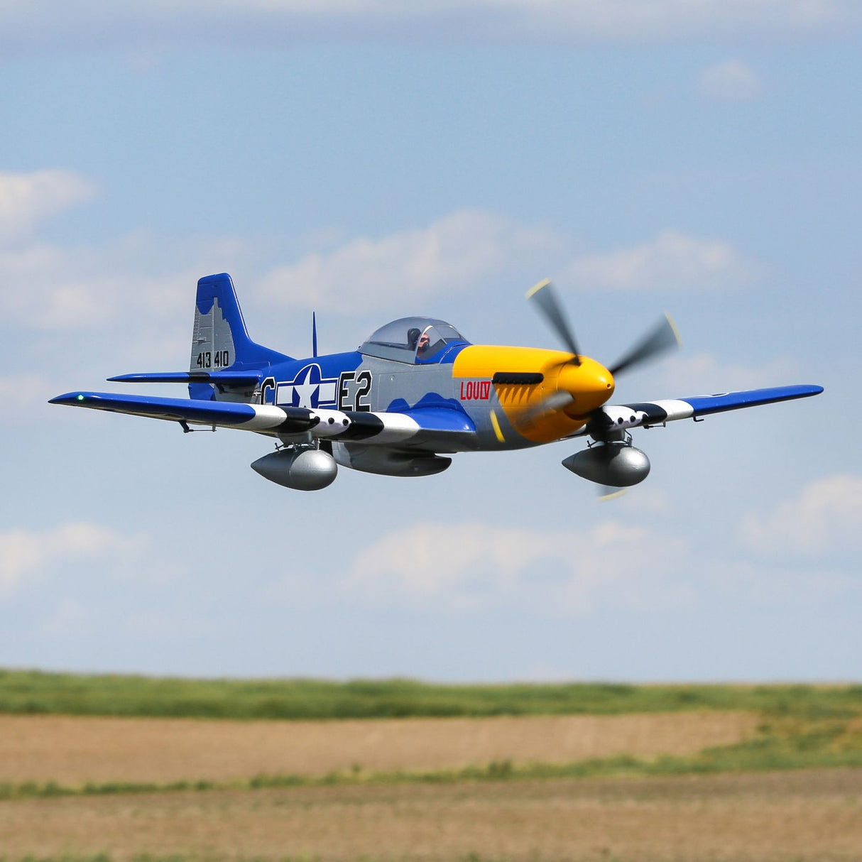 E-Flite P-51D Mustang 1.5m BNF Basic with Smart