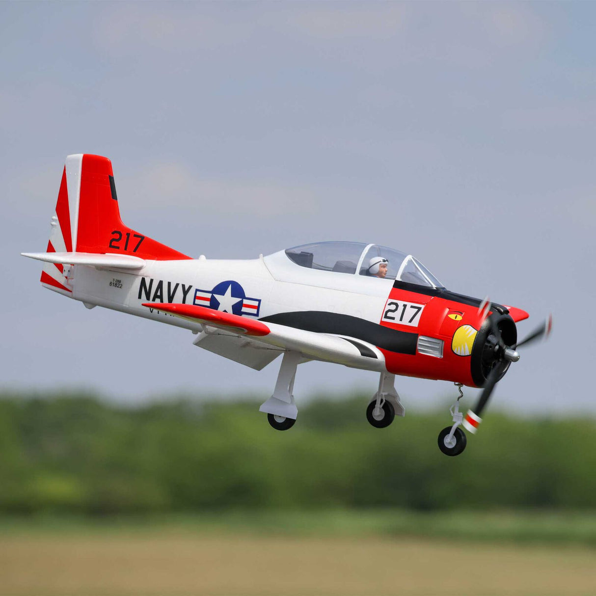 E-Flite T-28 Trojan 1.2m BNF Basic with Smart