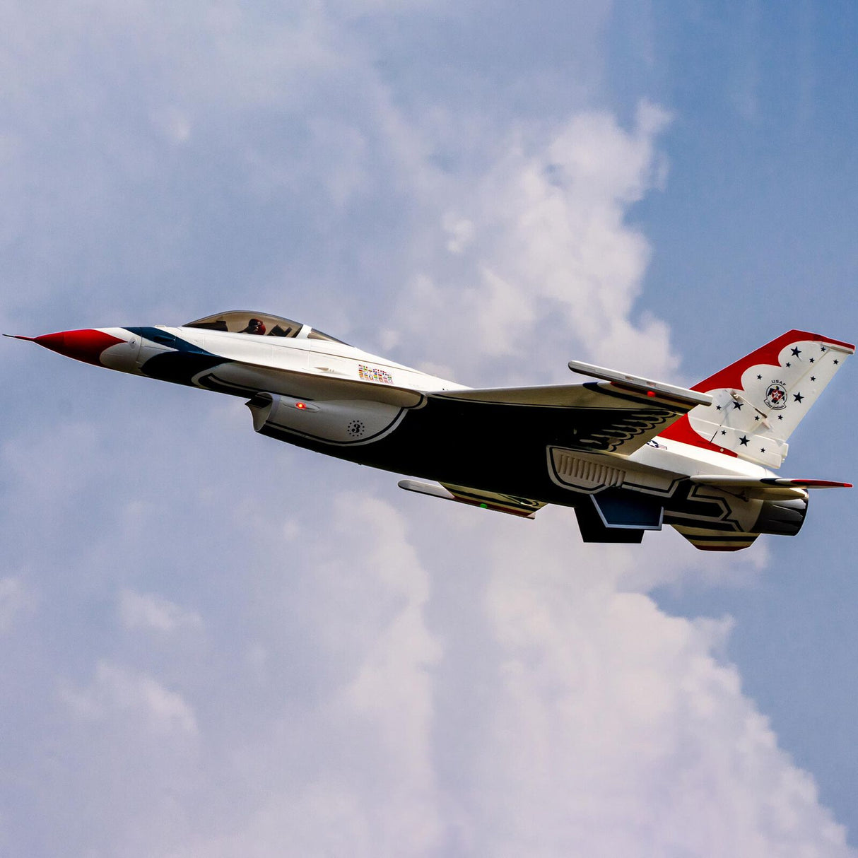 F-16 Thunderbirds 80mm EDF BNF Basic with AS3X and SAFE Select