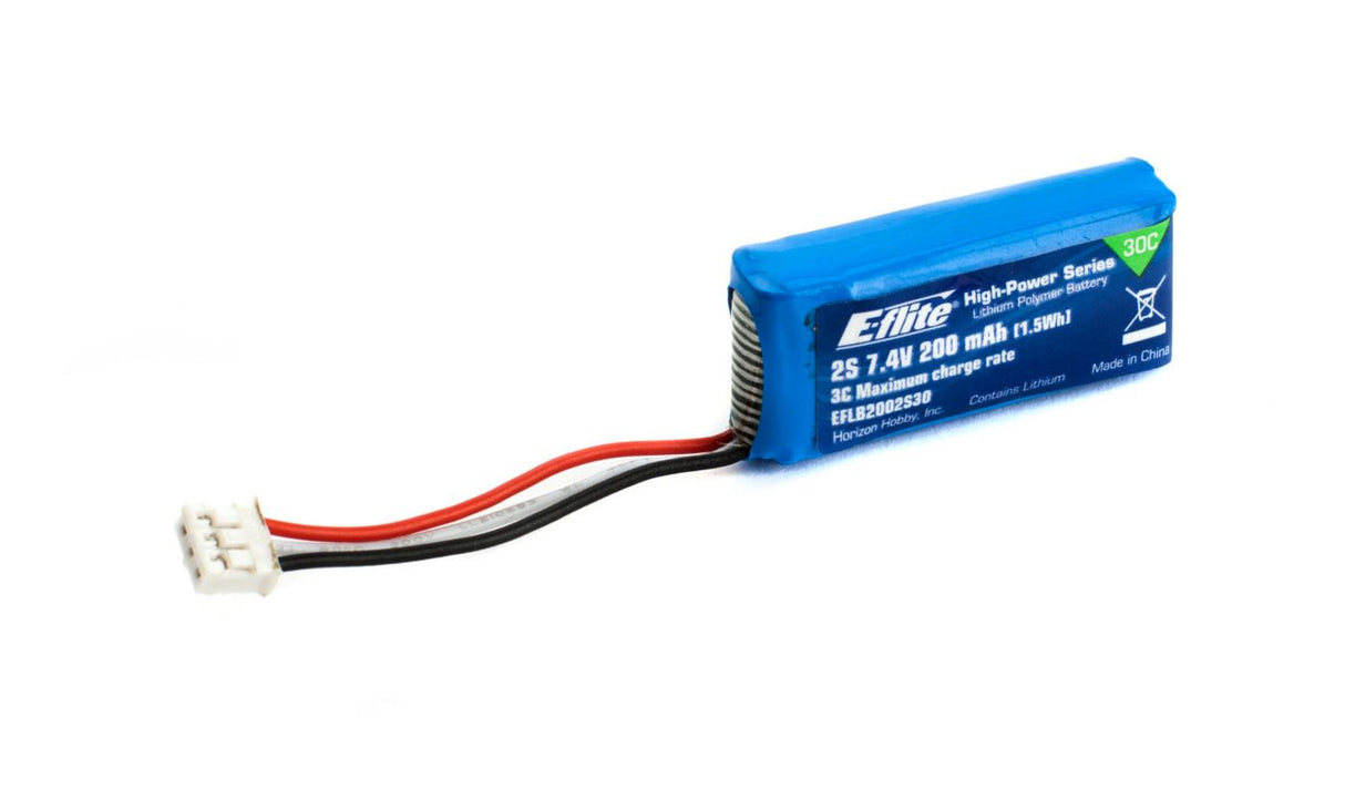 7.4volt 200mAh 2S 30C LiPo Battery