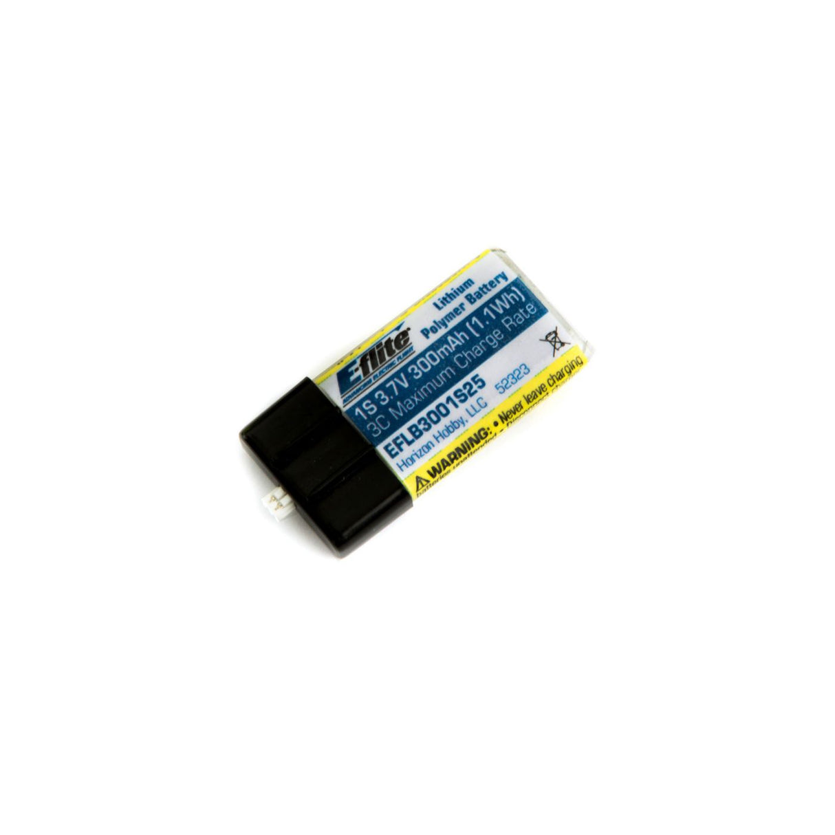 Eflite 1s 3.7v 300mAh 25c O-EFLB3001S25