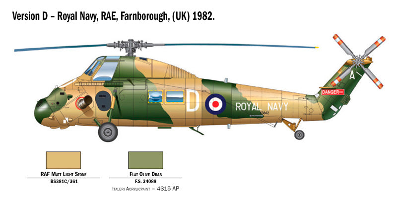 Italeri 1/48 Wessex UH.5 (Falklands 40 Years Anniversary) 2720