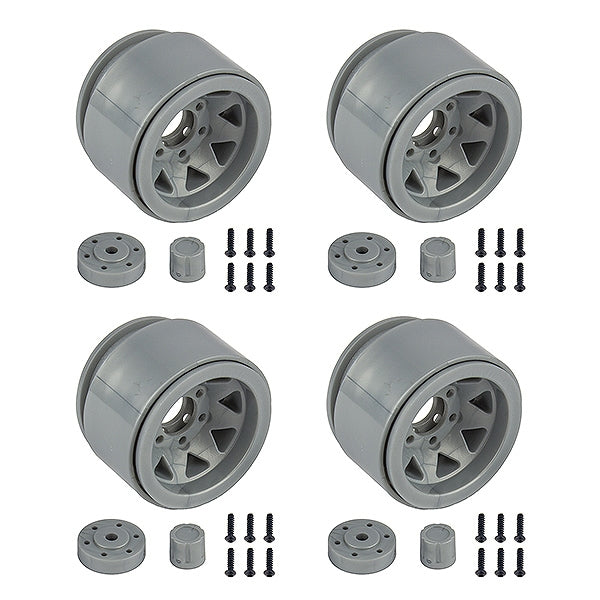 ELEMENT RC ENDURO TRIGONWHEELS 1.55IN SILVER