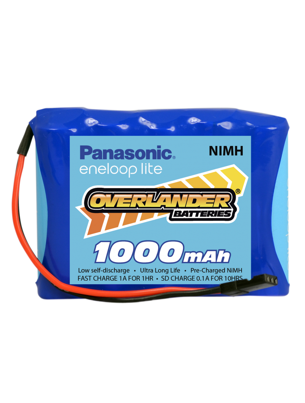 Panasonic Eneloop Lite AA 1000mAh 6v Flat NiMH Battery