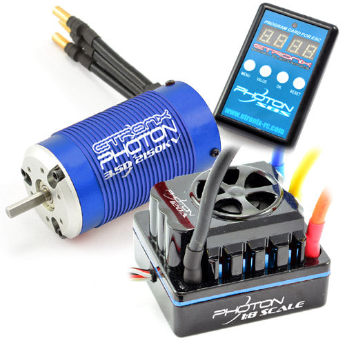 ETRONIX PHOTON 1/8 SYSTEM W/3.5D 2150KV MOTOR/120A ESC