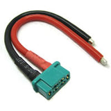 MALE MPX WITH 10CM 14AWG SILICONE WIRE