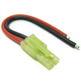 MALE MICRO TAMIYA CONNECTOR WITH 10CM 18AWG SILICONE WIRE