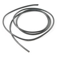 14awg SILICONE WIRE BLACK (100cm)