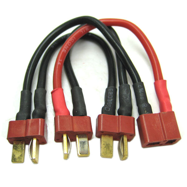 DEANS 3S BATTERY HARNESS FOR 3 PACKS IN SERIES