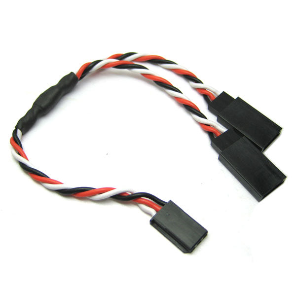 15CM 22AWG FUTABA TWISTED Y EXTENSION WIRE