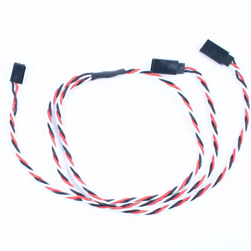 60CM 22AWG FUTABA TWISTED Y EXTENSION WIRE