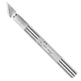 Excel K2 Knife Medium Duty Round Aluminium with Safety Cap (Carded)