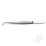 6in Curved Point Stainless Steel Tweezers (Carded)