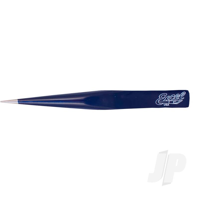 Hollow Handle Ultra Fine Point Tweezers Blue (Carded)