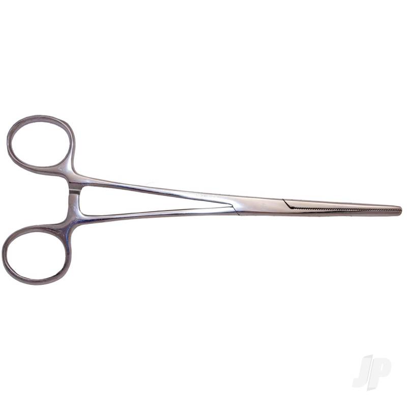 7.5in Straight Nose Stainless Steel Hemostats (Carded)