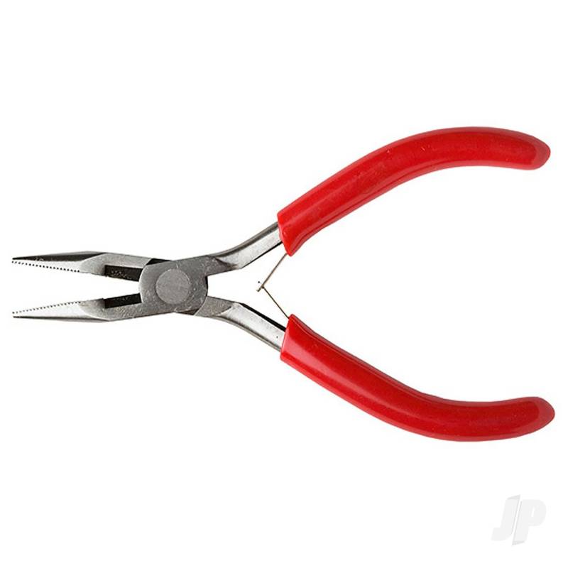 5in Spring Loaded Soft Grip Plier Needle Nose with Side Cutter (Carded)