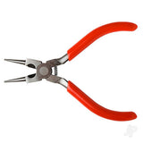 5in Spring Loaded Soft Grip Plier Round Nose with Side Cutter (Carded)