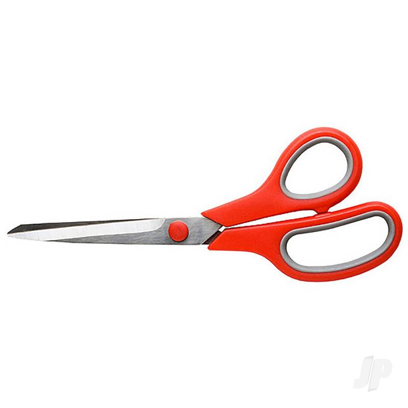 8in Stainless Steel Scissors Soft Grip (Carded)