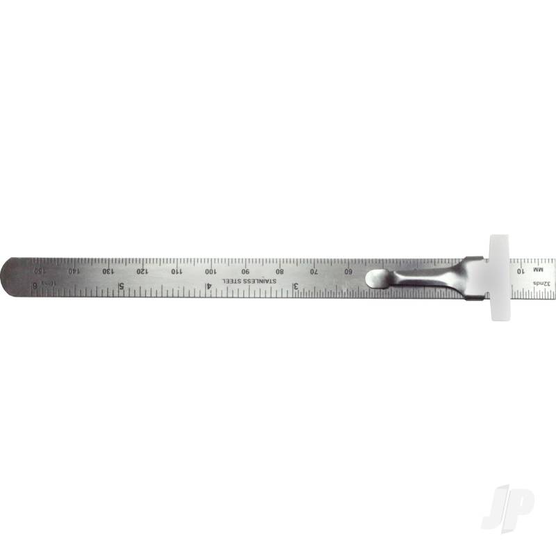 6in Stainless Steel Ruler (Carded)