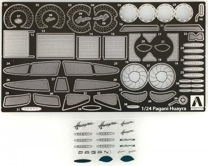 Detail-Up Parts for 1/24 PAGANI HUAYRA