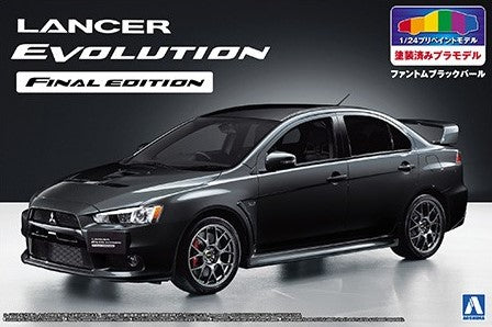 Aoshima 1/24 LANCER EVOLUTION X FINAL EDITION (PHANTOM BLACK-PEARL 2) 05090