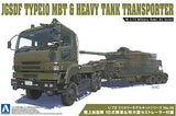 Aoshima 1/72 JGSDF TYPE10 MBT & HEAVY SEMI TRACK TRAILER 05432